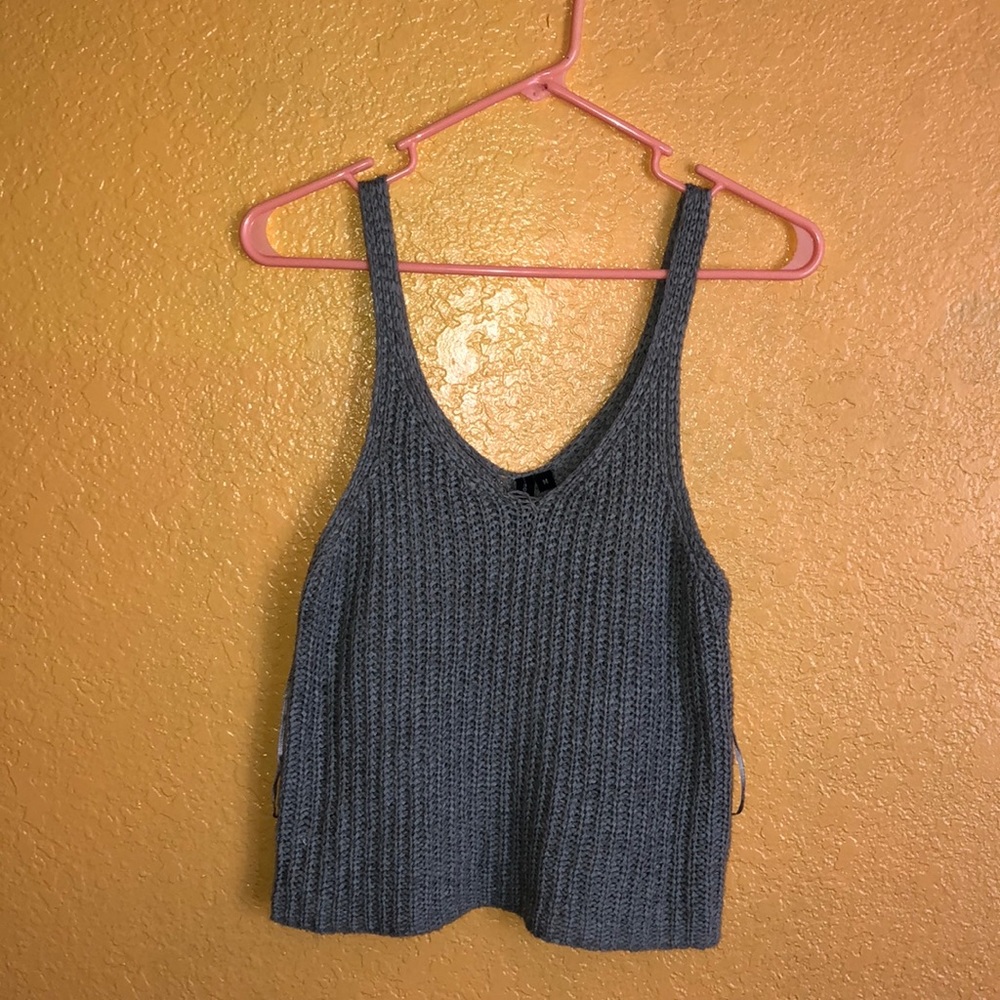 Mesh green top
